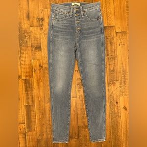 Madewell women’s denim high-waste skinny jeans